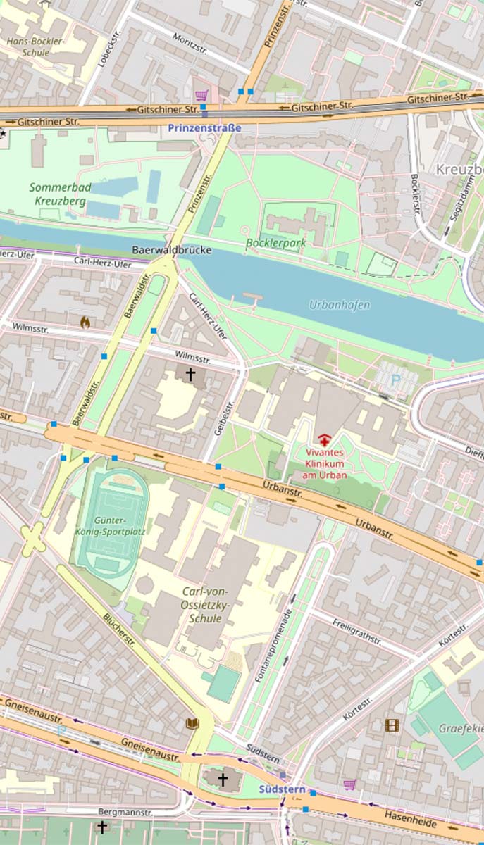 Stadtplan mobil Aziz-Nesin-Schule