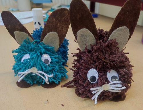 Willkommen in der Häschenschule – Osterbasteln in der Klasse 2a